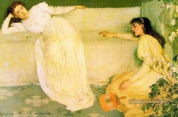 Symphonie en blanc No 3 James Abbott McNeill Whistler Peinture à l'huile